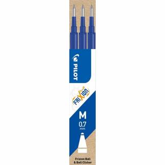 Refill Pilot FriXion blå 0,7 medium 3-pack