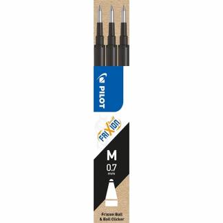 Refill Pilot FriXion sort 0,7 medium 3-pack