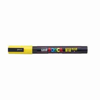 Paint marker Uni Posca PC-3M yellow 0,9-1,3mm