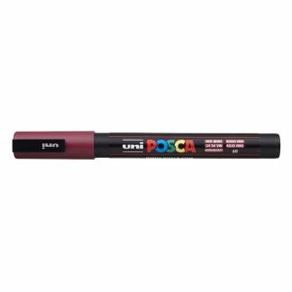 Paint marker Uni Posca PC-3M red wine 0,9-1,3mm