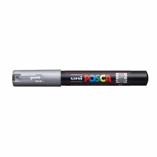 Paint marker Uni Posca PC-1M silver 0,7mm