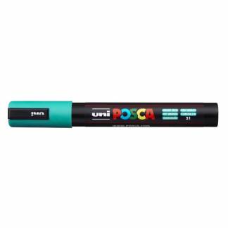 Paint marker Uni Posca PC-5M emerald green 1,8-2,5mm