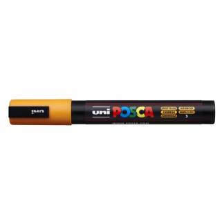 Paint marker Uni Posca PC-5M bright yellow 1,8-2,5mm