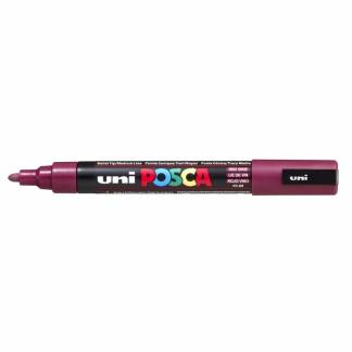Paint marker Uni Posca PC-5M red wine 1,8-2,5mm