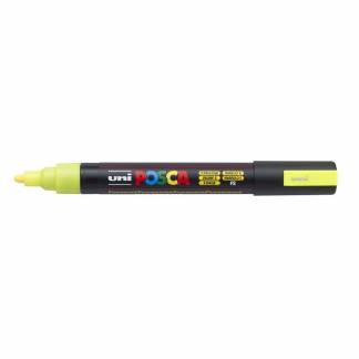 Paint marker Uni Posca PC-5M fluo yellow 1,8-2,5mm