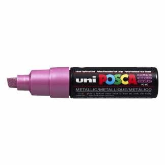 Paint marker Uni Posca PC-8K metallic pink 8mm