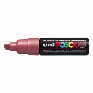Paint marker Uni Posca PC-8K metallic red 8mm