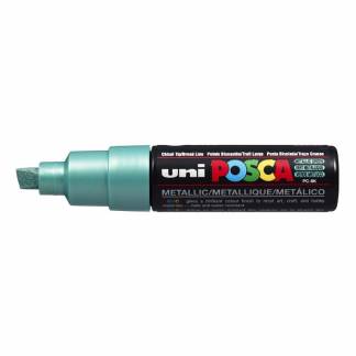 Paint marker Uni Posca PC-8K metallic green 8mm