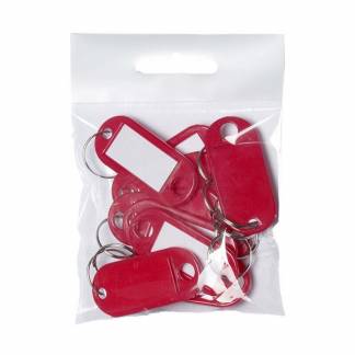 Nøgleskilte BNT plast PET rød