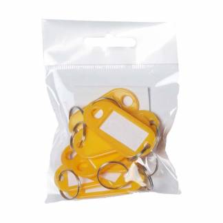 Nøgleskilte BNT plast PET gul