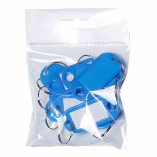 Nøgleskilte BNT plast PET blå