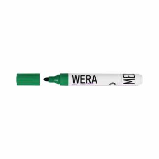 Marker WERA gr&oslash;n permanent rund spids 2mm