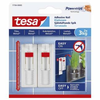 Klæbesøm tesa t/fliser og metal justerbar 3kg 2stk/pak