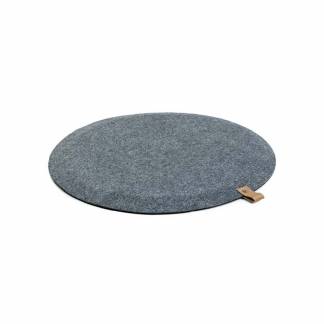 St&aring;m&aring;tte JobOut Design Rund filtstof &Oslash;67x2cm m&oslash;rkegr&aring;