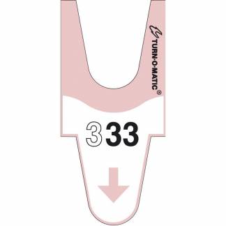 Billetter Meto Turn-O-Matic D900 pink 4000stk/rul