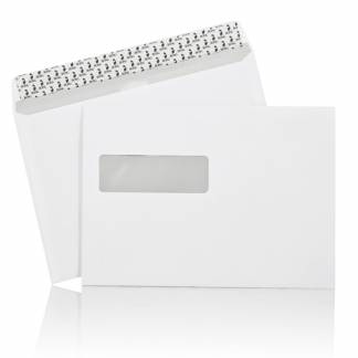 Kuverter m/rude 155x220mm M5 90g Mailman Peal&Seal 10198 500stk/pak