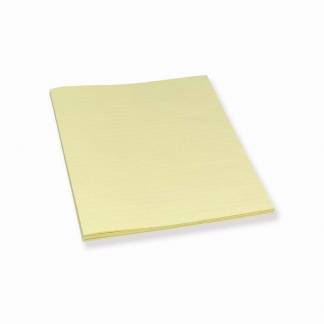 Konceptpapir gul 80g linieret db ark A4 250ark/pak