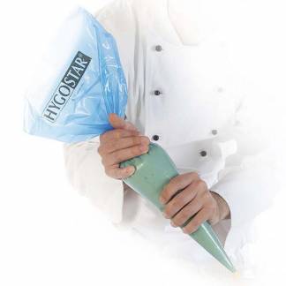 Sprøjtepose LDPE blå 530x280mm Ekstra stærk 80my 100stk/rul