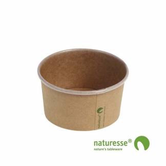 Isbæger PLA 8oz/240ml brun 50stk/pak