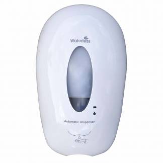 Sæbe/desinfektion dispenser Waterless Touch Free hvid til opfyldning