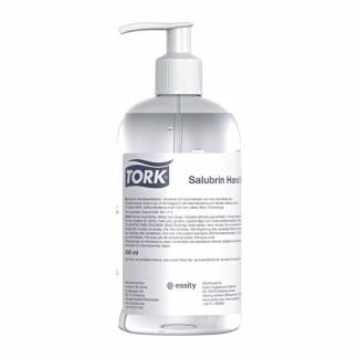 H&aring;nddesinfektions gel Tork 500ml Salubrin 70% pumpe 8stk/pak