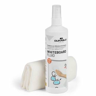 Rensesæt t/whiteboard m/rensespray 250ml + microfiberklud