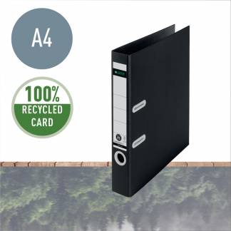 Brevordner Leitz Recycle 180° A4 50mm sort