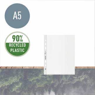 Plastlomme Leitz Recycle A5 100my PP 25stk/pak