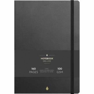 Notebook Deluxe A5 black black