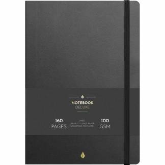 Notebook Deluxe B5 black black