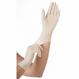 Latexhandske Grip Light XL hvid pudderfri 100stk/pak