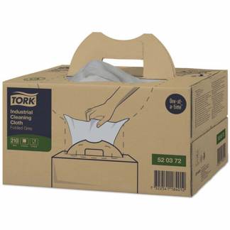Aftørringsklud Tork Industri W7 Handy Box grå 41,5x35,5cm 210ark/kar