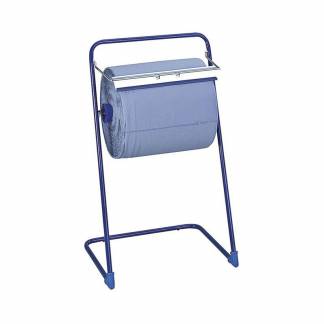 Gulvstativ t/papirrulle bl&aring; max rullebredde 38cm