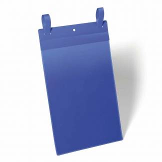 Lagerlomme m/strop A4 høj mørkblå