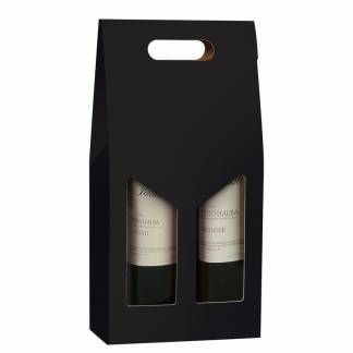 Vingave&aelig;ske sort t/2fl 3/4l sort/brilliant 20stk/pak