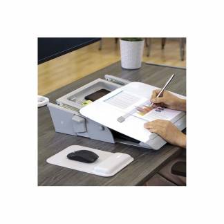 Dokumentholder Fellowes HANA træ/metal hvid