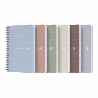 Notesbog OXFORD My Rec’Up 9x14cm m/dobb. tråd kvadr.