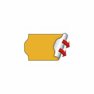 Etiket Meto 32x19mm neon orange permanent 1000stk/rul 5rul/pak