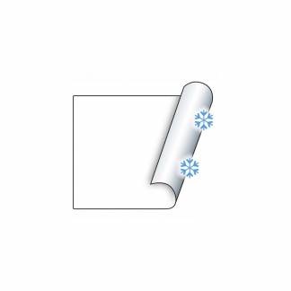 Etiket Meto 29x28mm hvid køl/frys 1000stk/rul 5rul/pak