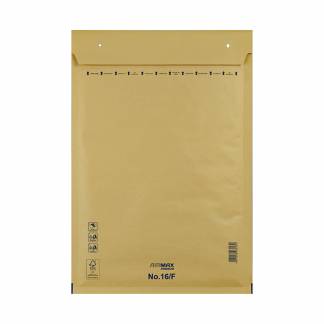 Boblepose Airmax 240x350mm brun No. 16/F indv. 220x340mm 100stk/pak