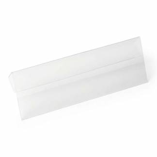 Lagerlomme hard cover 1/2 A5 tværformat transparent