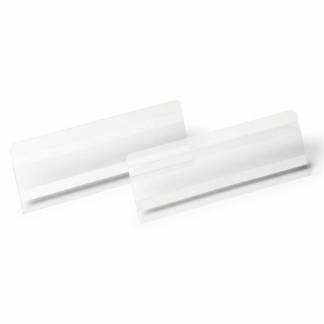 Lagerlomme/etiketholder Durable ½ A5 tværformat selvklæbende transparent