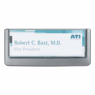 Dørskilt Durable CLICK SIGN 149x52,5mm grafit