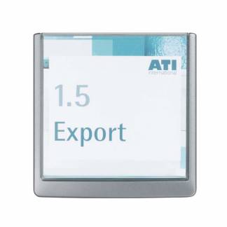 Dørskilt Durable CLICK SIGN 149x148,5mm grafit