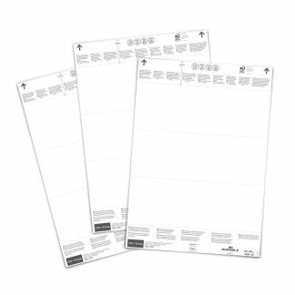 Indstiksark til lagerlommer Durable 210x74mm 3stk/ark 20ark/pak