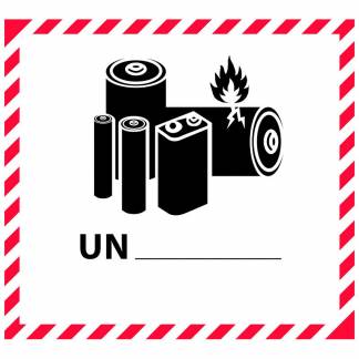 Fareetiket UN_____________ 120x110mm ADR 250stk/rul