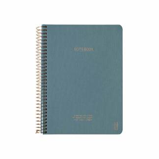 Notesbog KOZO A5 Premium Steel Blue linieret 80 sider 100g
