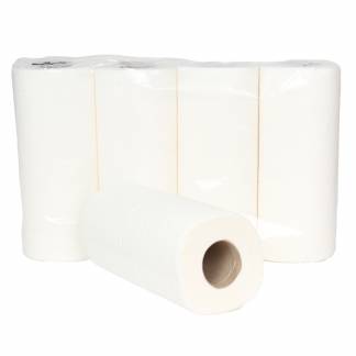 Køkkenrulle Cleanline 2-lags hvid 16m 64blade 32rul/pak