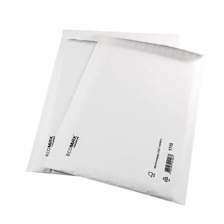 Boblepose Ecomax 250x350mm hvid No. 17/G indv. 230x340mm 100stk/pak