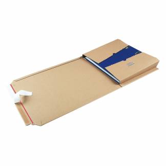 Bogomslag Ordnerpac brun/brun 320x290x35-80mm